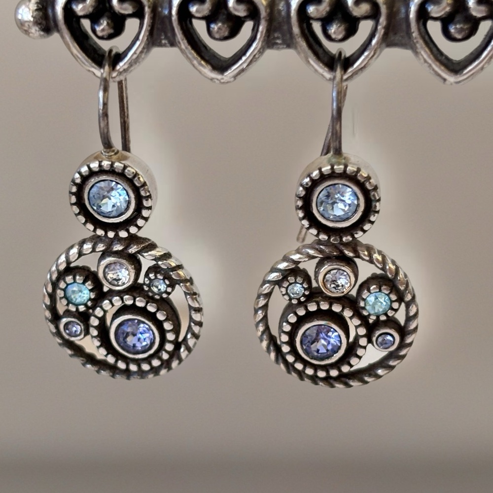 Brighton Halo French Wire Earrings, featuring silver plating and fine quality